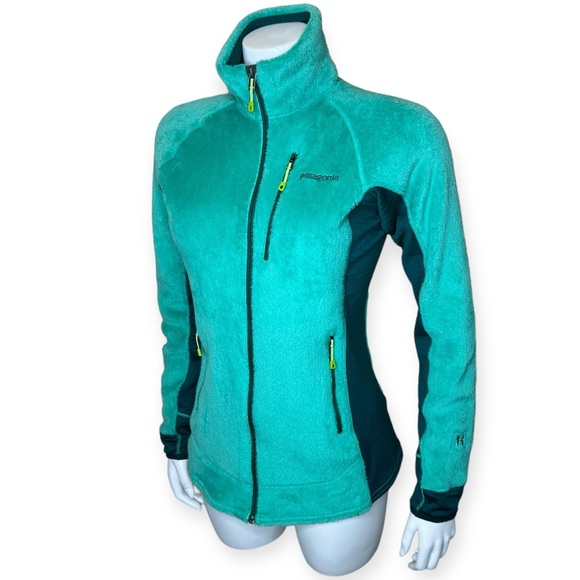 Patagonia R2 Regulator Fleece Jacket M PolarTec Aqua Stone 25148 - Picture 2 of 14
